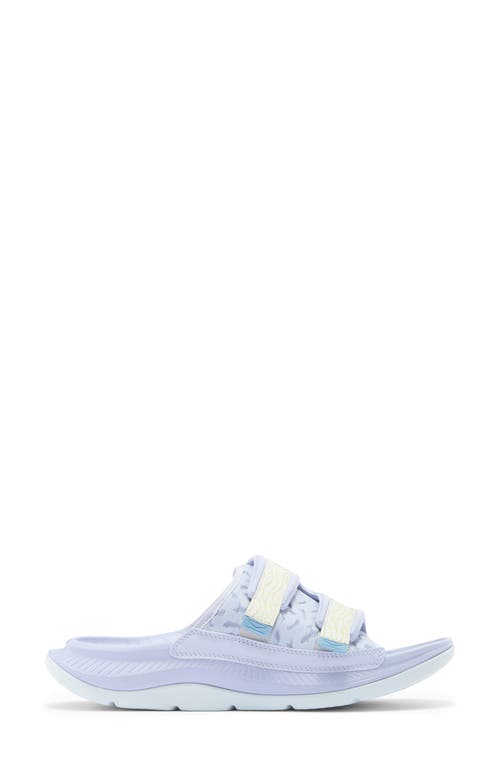 Hoka Gender Inclusive Ora Luxe Slide Sandal In Illusion/dusk