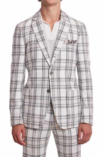 PAISLEY & GRAY Dover Slim Fit Plaid Sport Coat