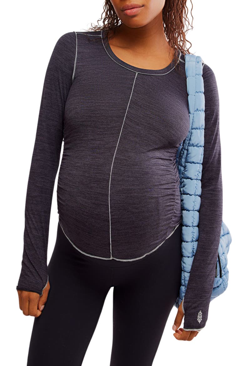 FP Movement Hatch Right On Run Layering T-Shirt, Main, color, BLACK