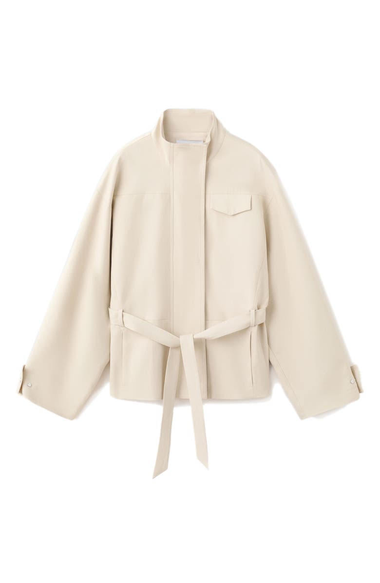 MANGO Belted Jacket, Alternate, color, 