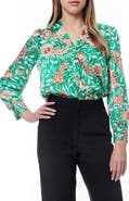 BY DESIGN Matilda Floral Long Sleeve Button-Up Shirt