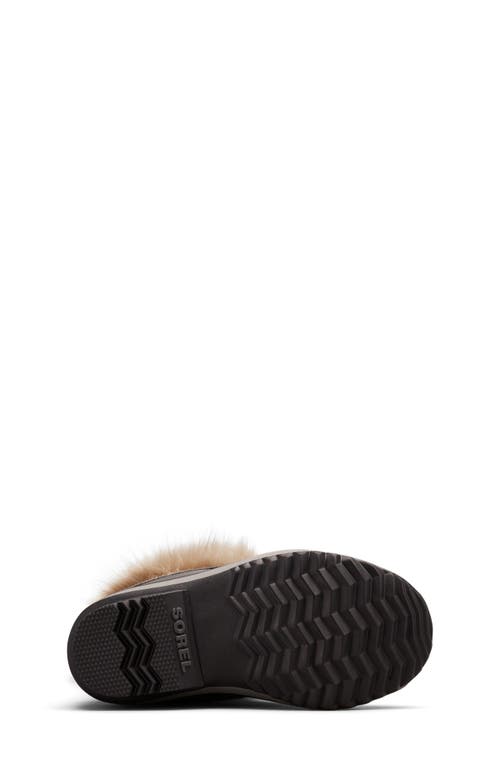 Sorel Kids' Joan Of Arc Waterproof Duck Boot In Quarry