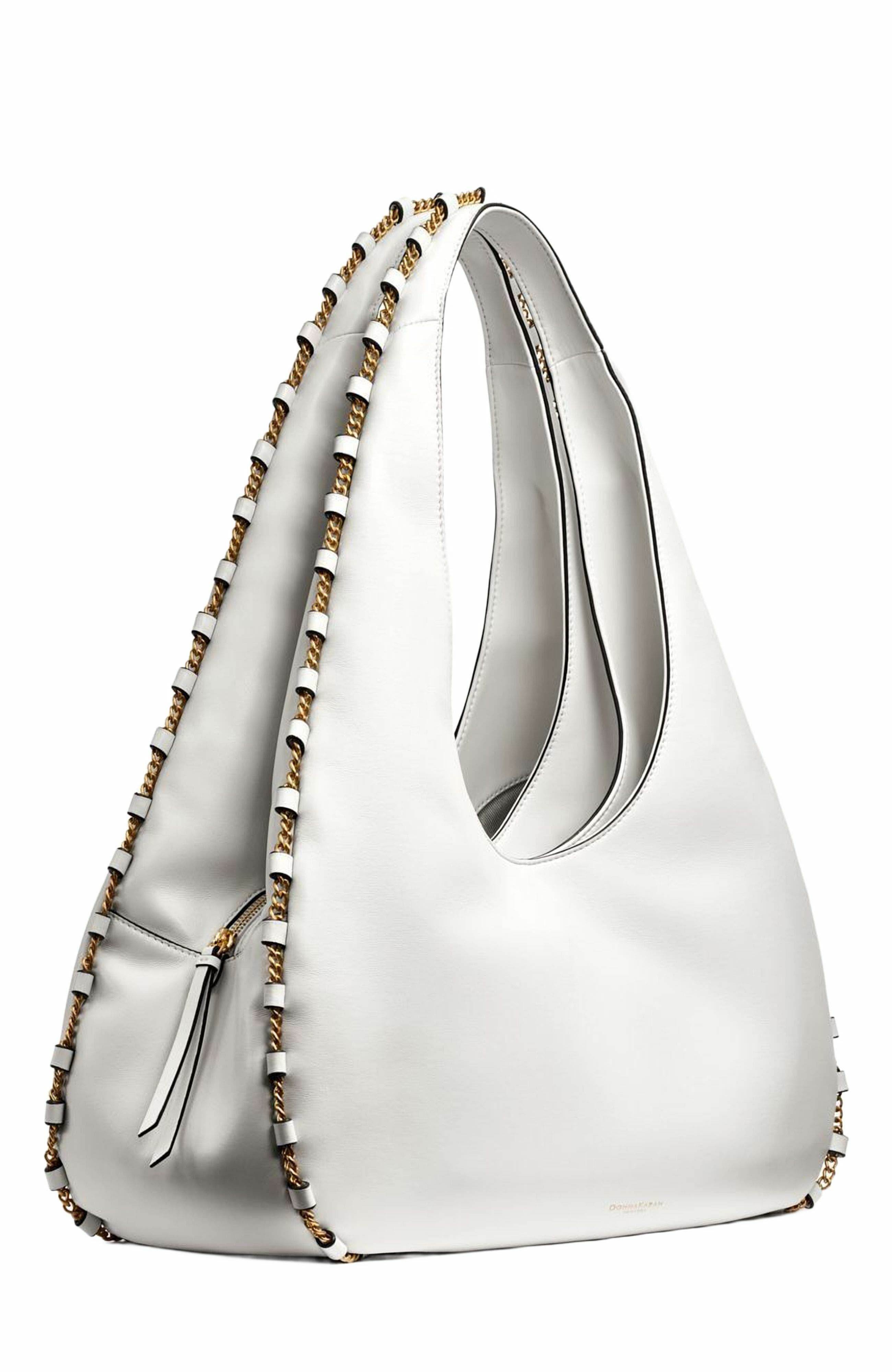 Donna Karan New York Batiste Shoulder Bag, Alternate, color, Brilliant White