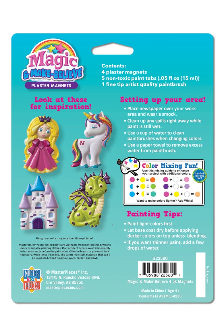 Magic & Fantasy 6-Pack Magnets Paint Kit, Alternate, color, Multicolor
