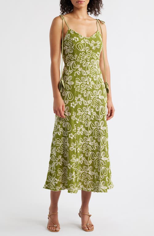 Adelyn Rae Trina Corded Midi Dress