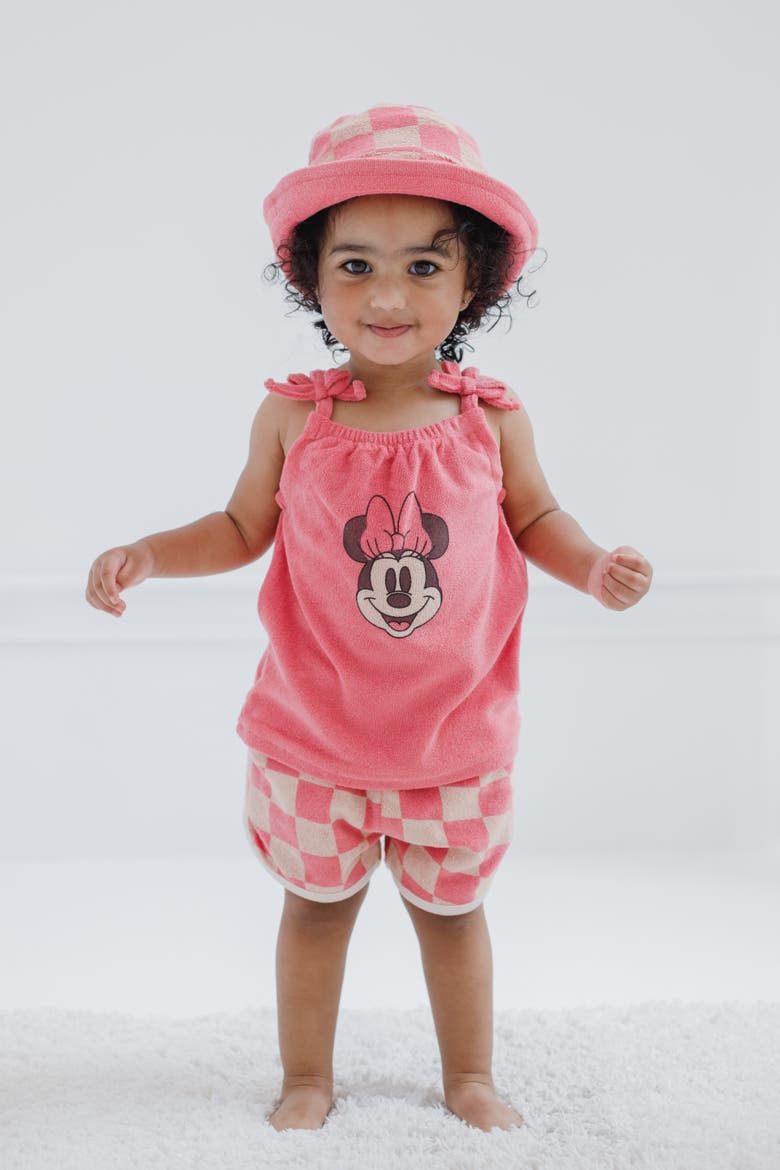 Minnie Mouse Tank Top and Shorts Set with Bucket Hat, Alternate, color, Minnie Mouse Red