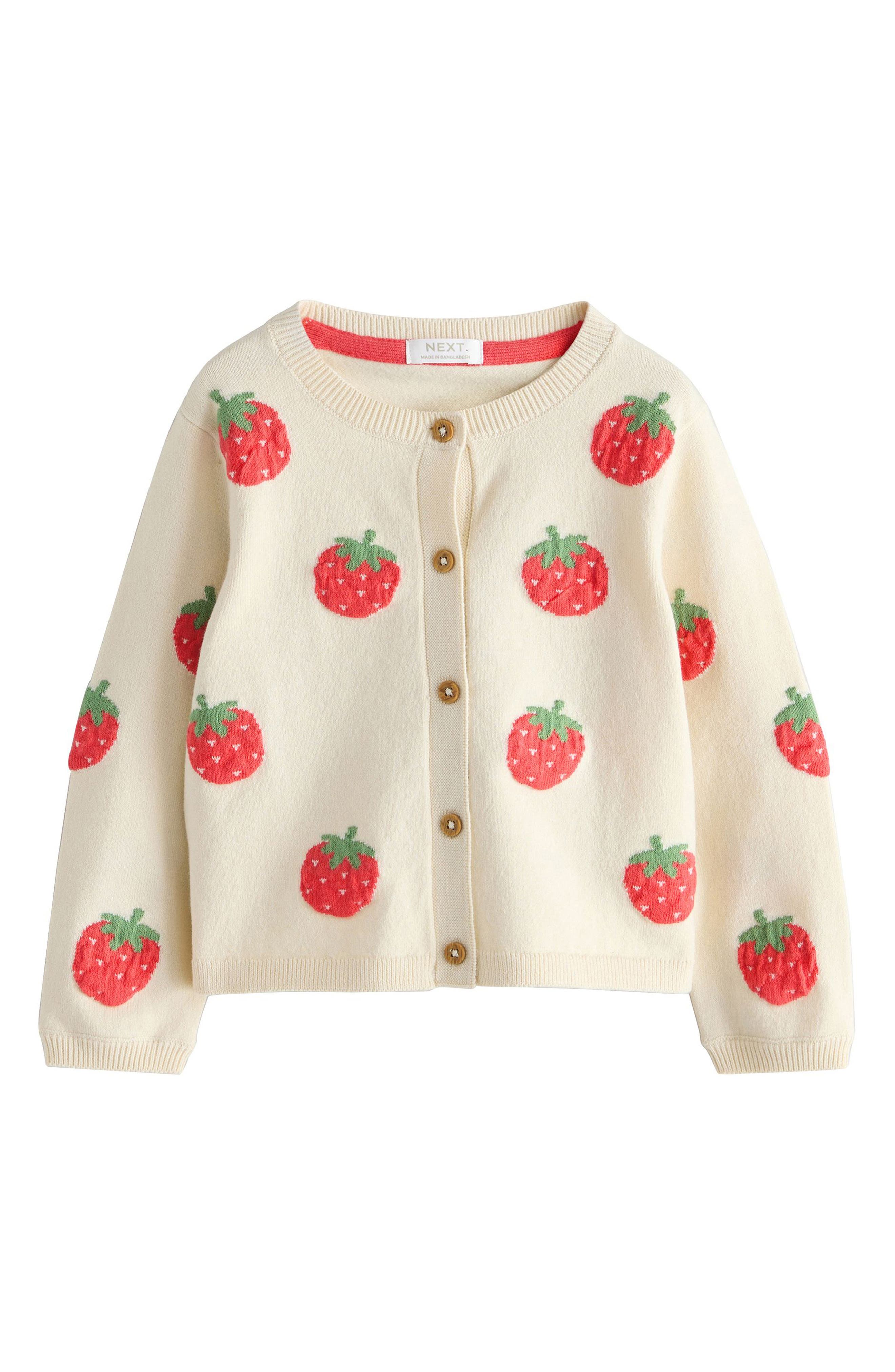 NEXT Kids' Strawberry Cardigan