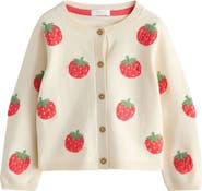 NEXT Kids' Strawberry Cardigan