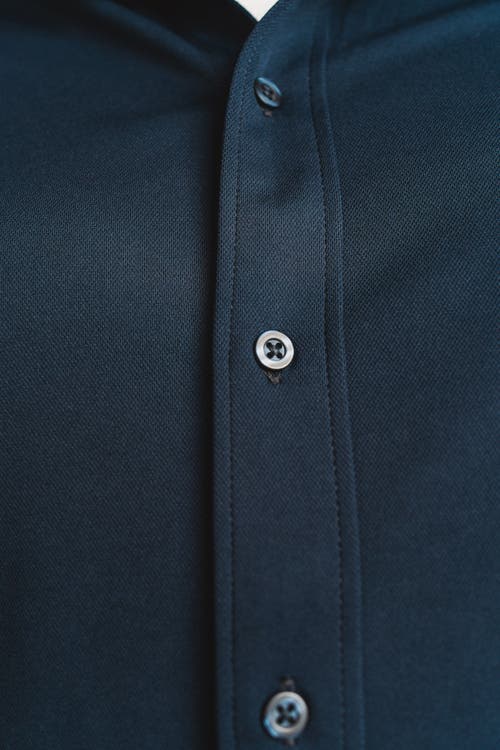 Regent Row Big And Tall Commuter Shirt Short Sleeve Button Down In Navy