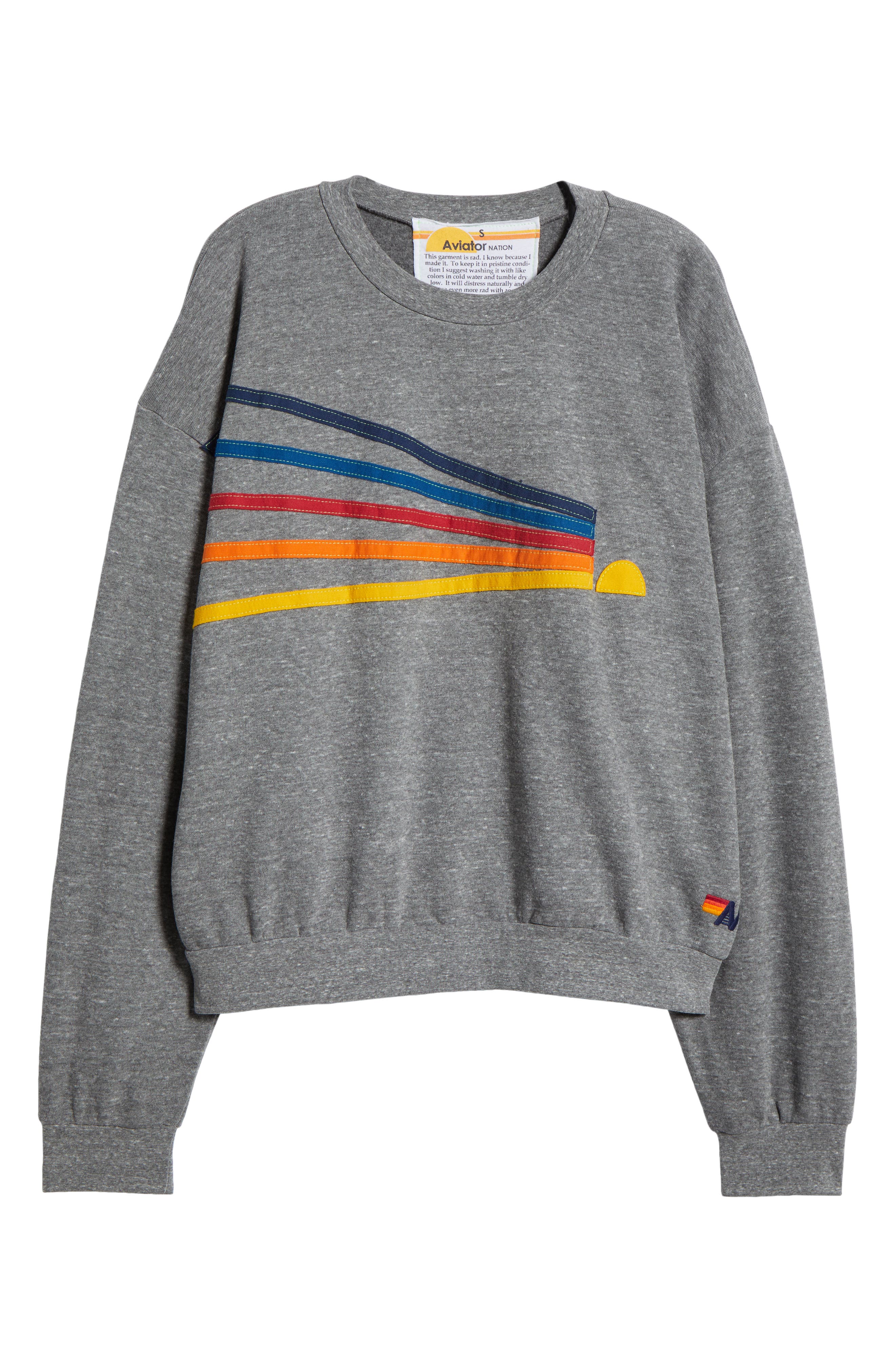 Aviator Nation Daydream Appliqué Relaxed Fit Graphic Sweatshirt | Nordstrom