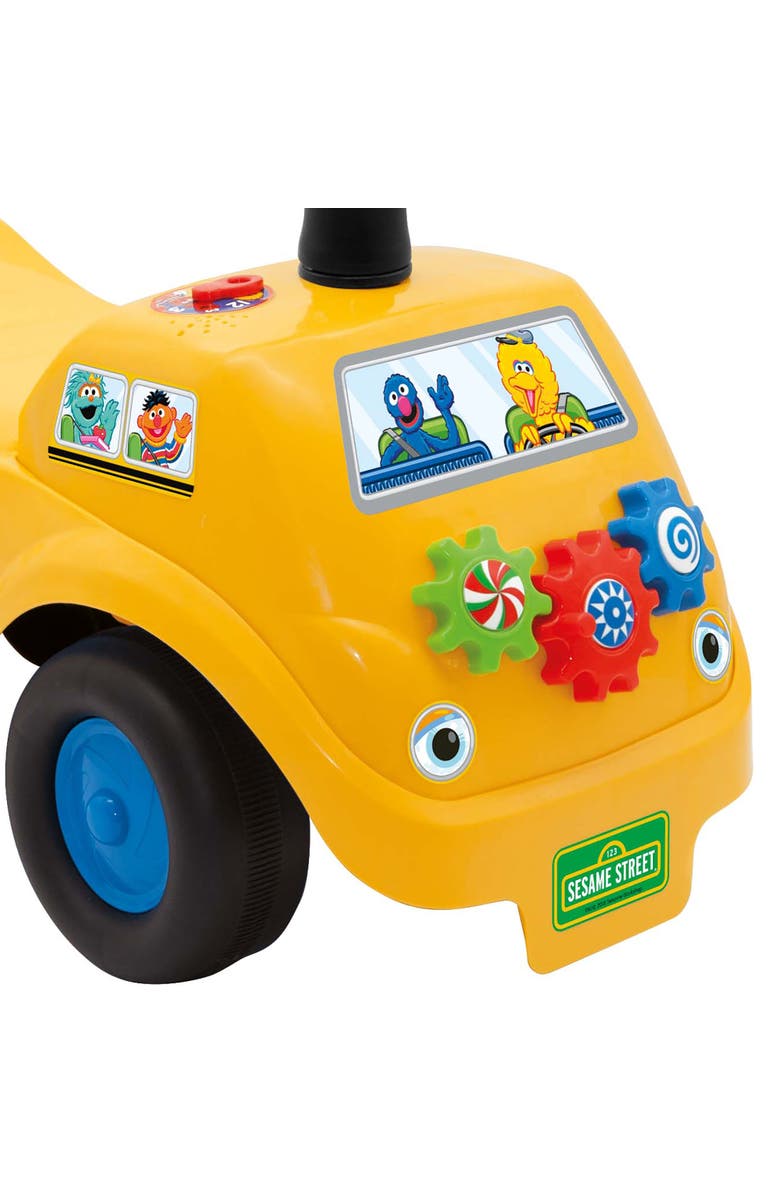 Kiddieland Elmo Sesame Street Lights N
 Sounds Rideon, Alternate, color, Yellow