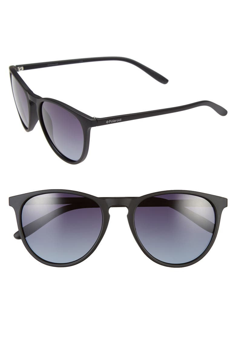 Eyewear 54mm Polarized Sunglasses, Main, color, BLACK/ GRADIENT/ POLARIZED