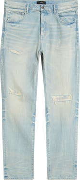 PURPLE BRAND Heavy Destroy Ripped & Repaired Jeans