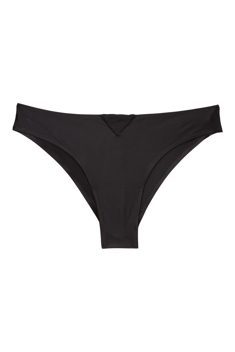 Le Gloss Cheeky Tanga, Alternate, color, BLACK