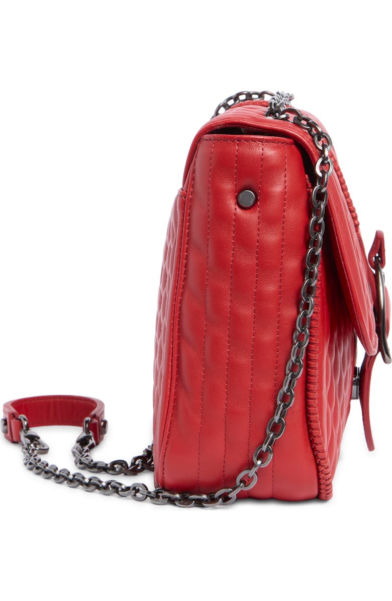 Longchamp Amazone Medium Quilted Leather Crossbody Bag, Alternate, color, Red