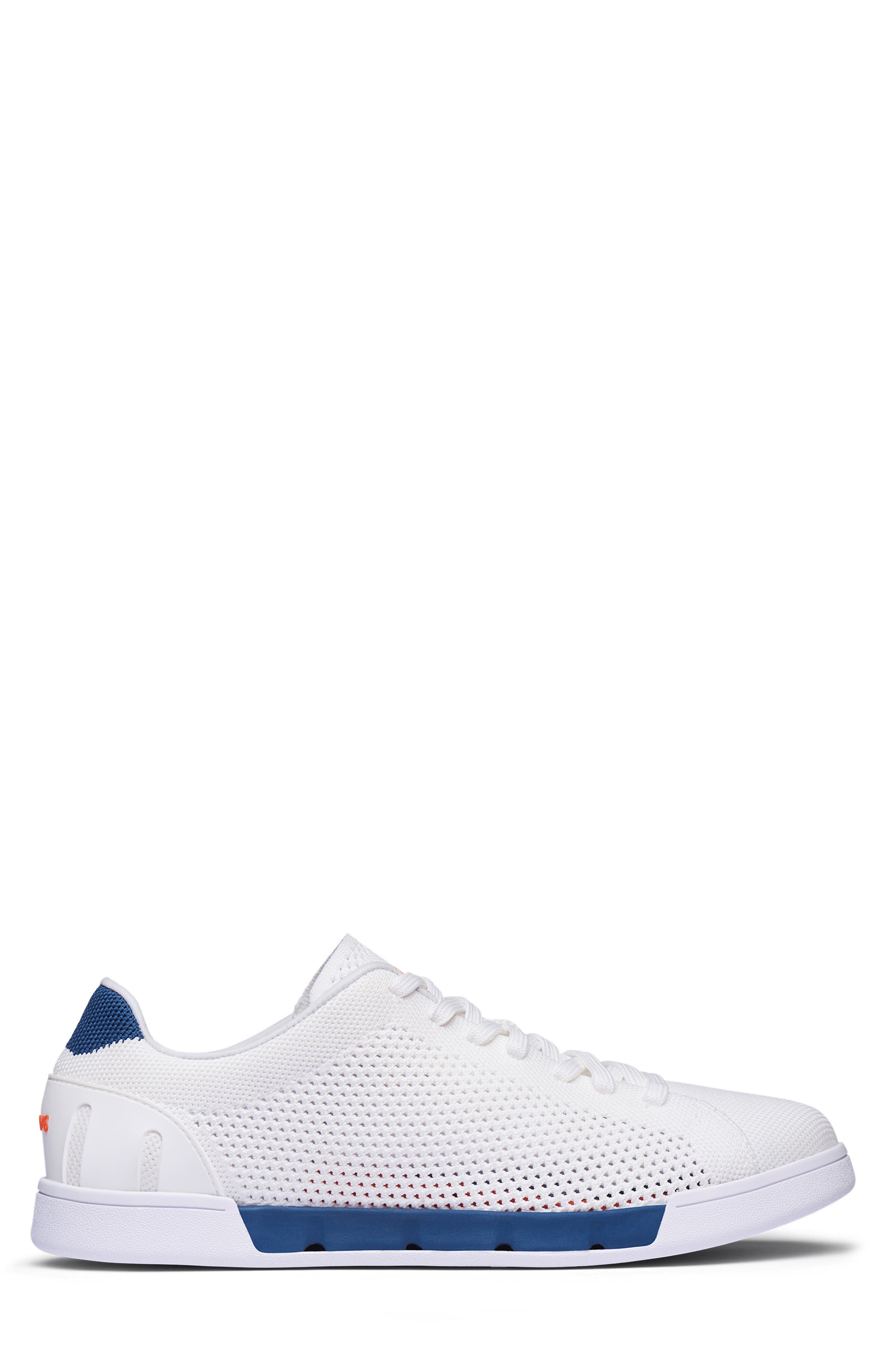 Breeze Tennis Knit Sneaker, Alternate, color, WHITE/ ENSIGN BLUE