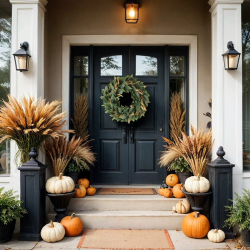 Cg Hunter 30 Inch Faux Green Magnolia Leaf Wreath In Green