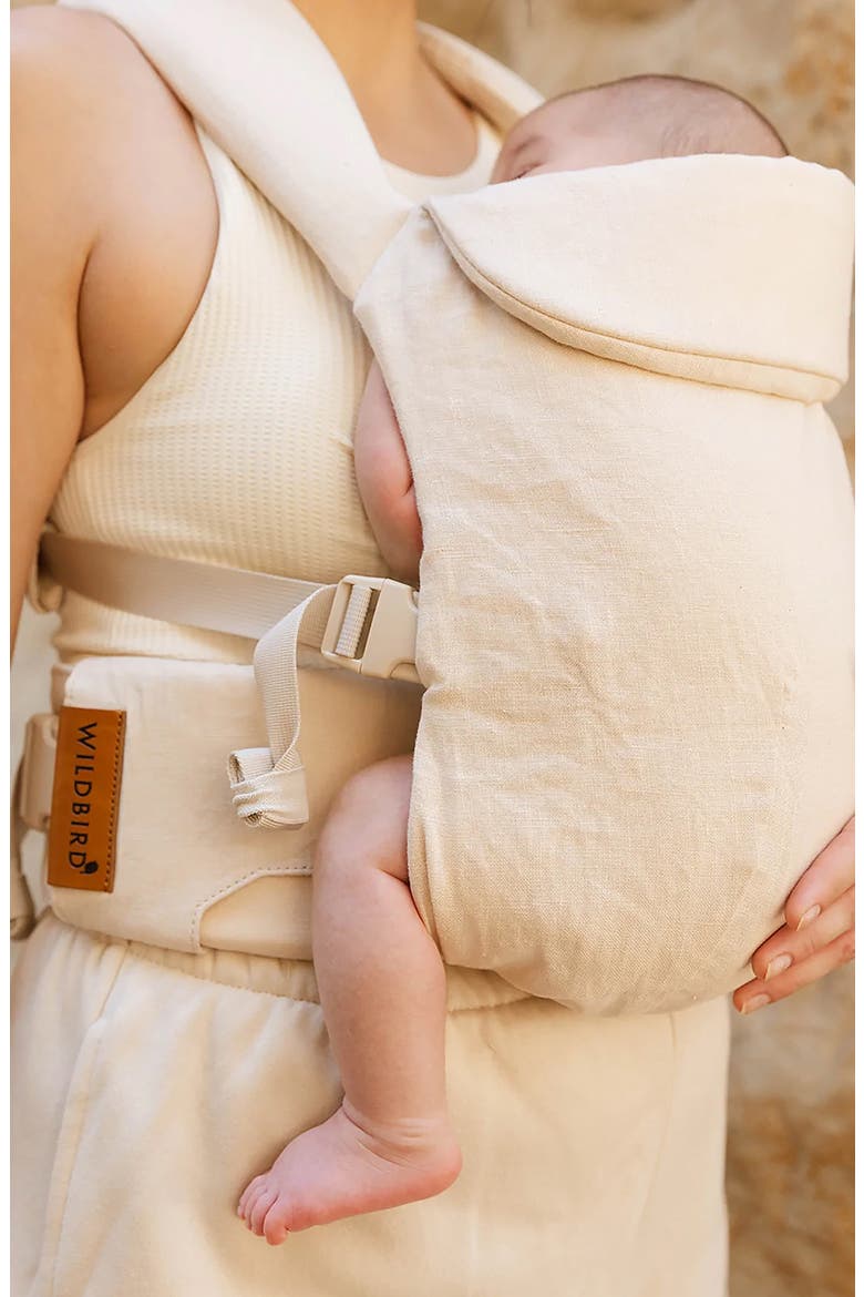 Aerial Linen Baby Carrier, Alternate, color, SPARROW