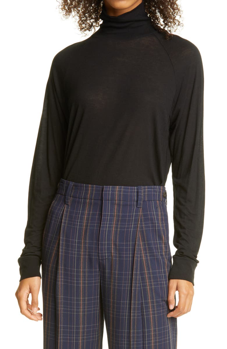Vince Turtleneck Top, Main, color, Black