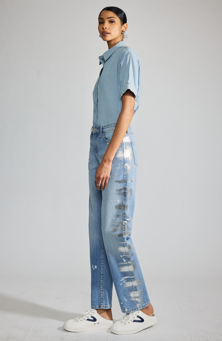 KanCan Premier Genevieve Premier High Rise Straight Jeans, Alternate, color, Medium Wash