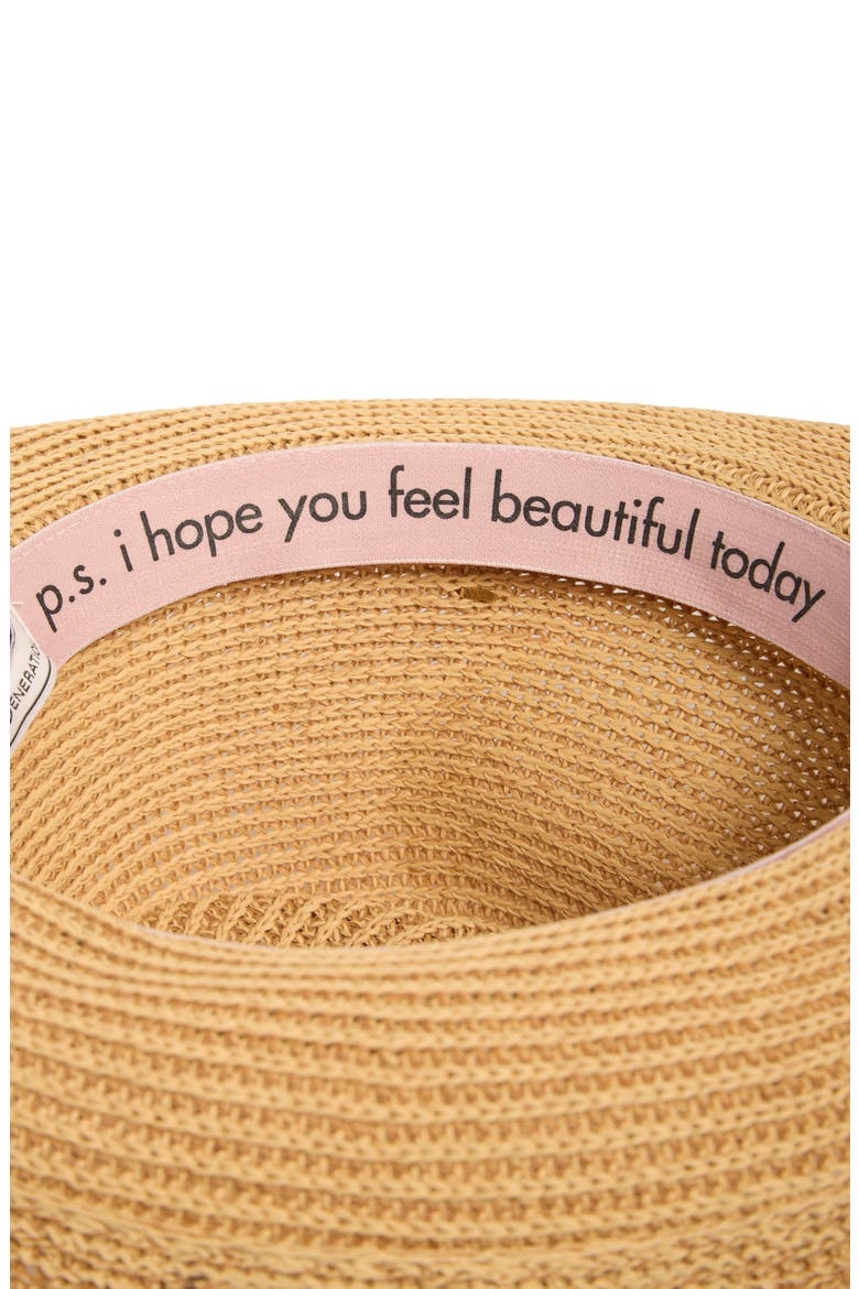 Packable Knit Cowboy Hat, Alternate, color, CAMEL