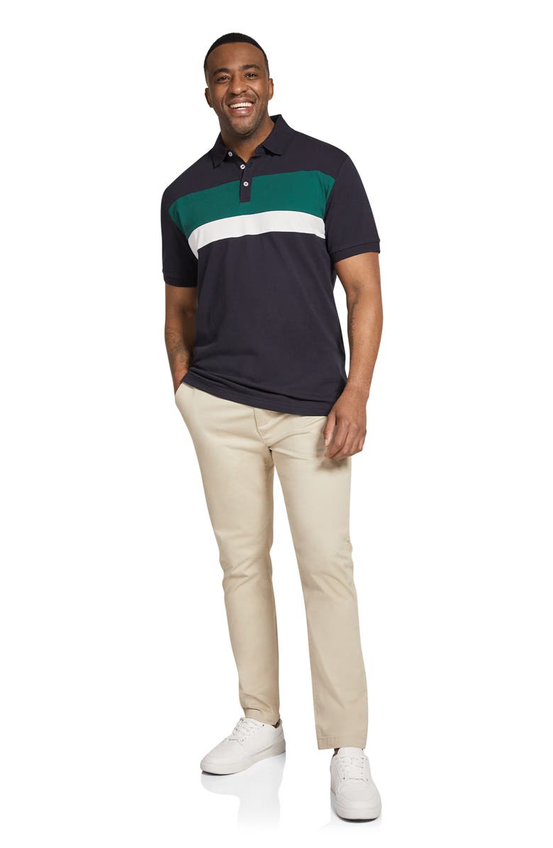 Johnny Bigg Wilson Stripe Cotton Piqué Polo, Alternate, color,
