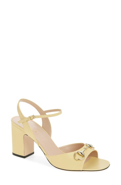 Horsebit Block Heel Sandal (Women)