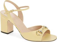 Gucci Horsebit Block Heel Sandal