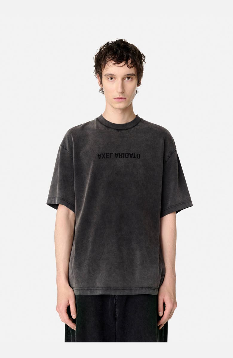 Axel Arigato Distort Washed T-Shirt, Alternate, color, Black