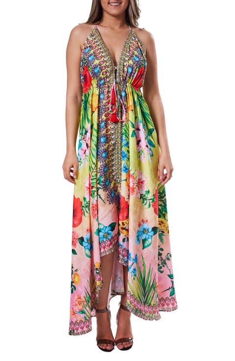 Embellished Halter Dress