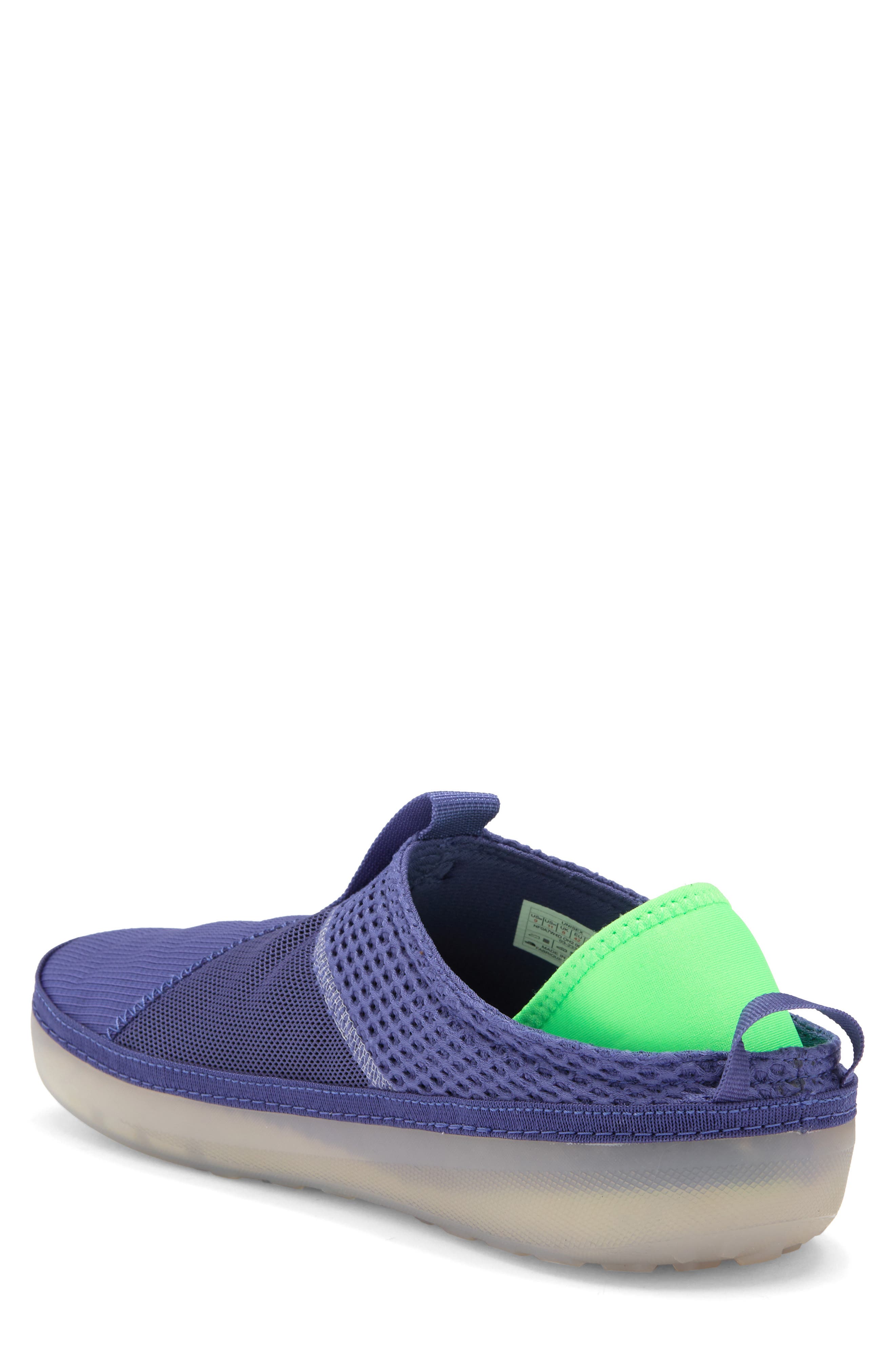 The North Face Base Camp Mule Slipper, Alternate, color, Cave Blue/ Chlorophyl Grenn