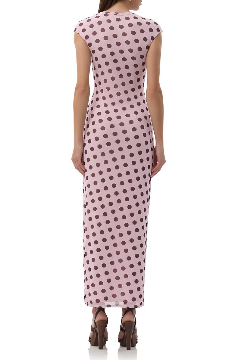 AFRM Cody Mesh Maxi Dress, Alternate, color, Rose Dot
