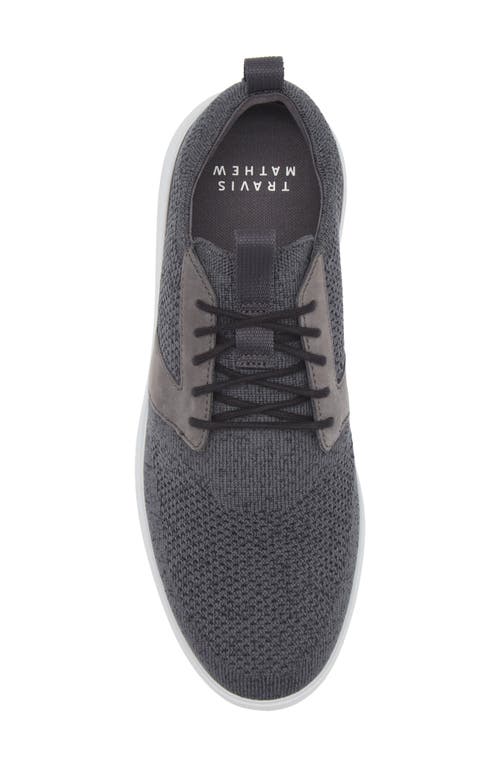 Travismathew The Modern One Sneaker In Heather Grey Pinstripe