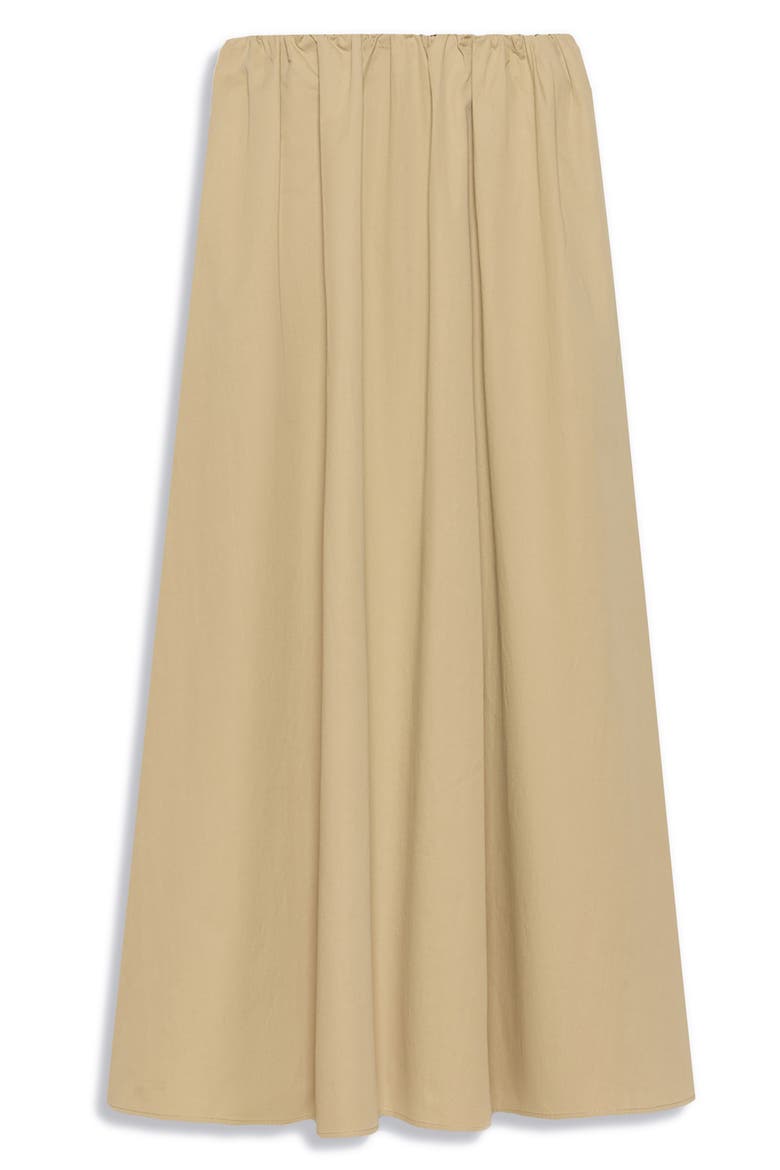 Aguzze Cotton Skirt, Alternate, color, BEIGE