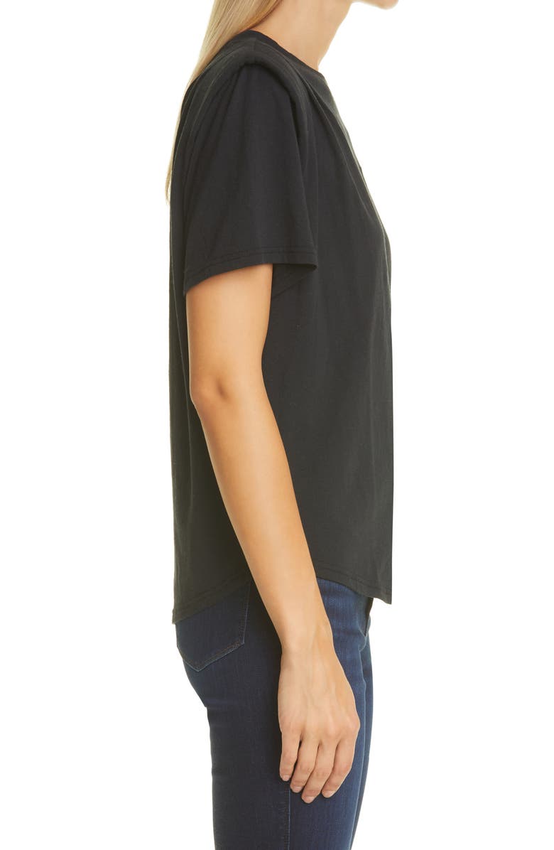 FRAME Padded Shoulder Cotton T-Shirt, Alternate, color, 