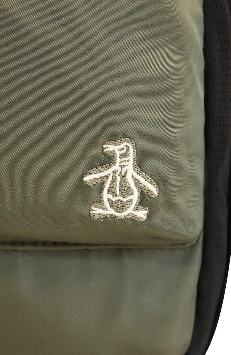 Original Penguin Large Sport Crossbody Bag, Alternate, color, Beetle/ Travertine