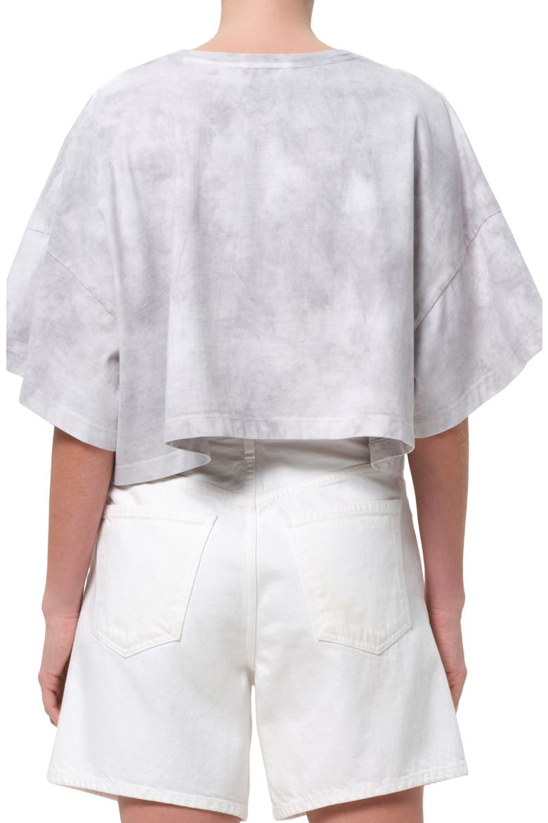 Arli Oversize Cotton Crop T-Shirt, Alternate, color, TURBINE