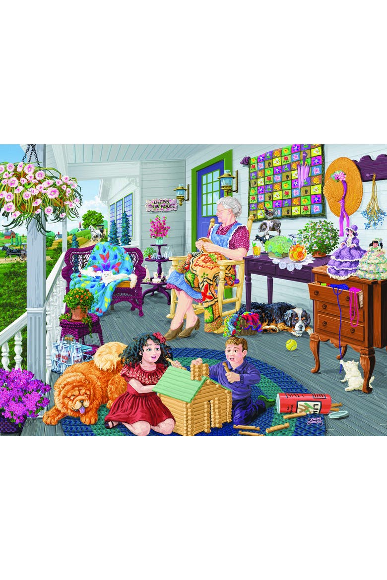 A Visit to Grandma's 1000 piece Jigsaw Puzzle for Adults, Alternate, color, Multicolor