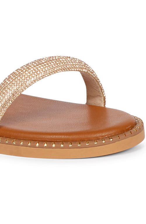Saint G Zaeneb Slide Sandal In Champagne
