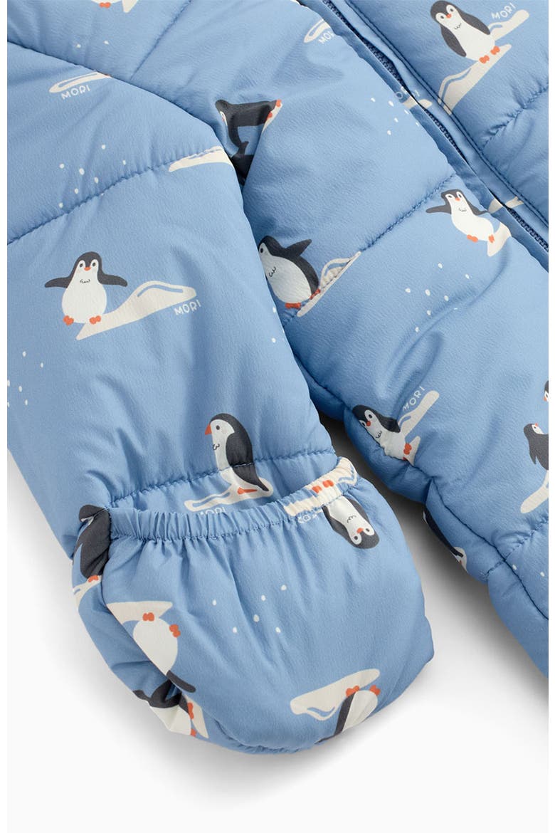 Recycled Faux Fur Lined Penguin Snowsuit, Alternate, color, Rainwash