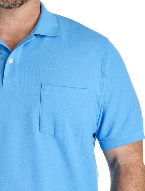 Harbor Bay By Dxl Big & Tall Pocket Piqué Polo Shirt