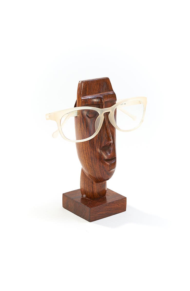 Matr Boomie Face Glasses Holder Stand, Alternate, color, Brown