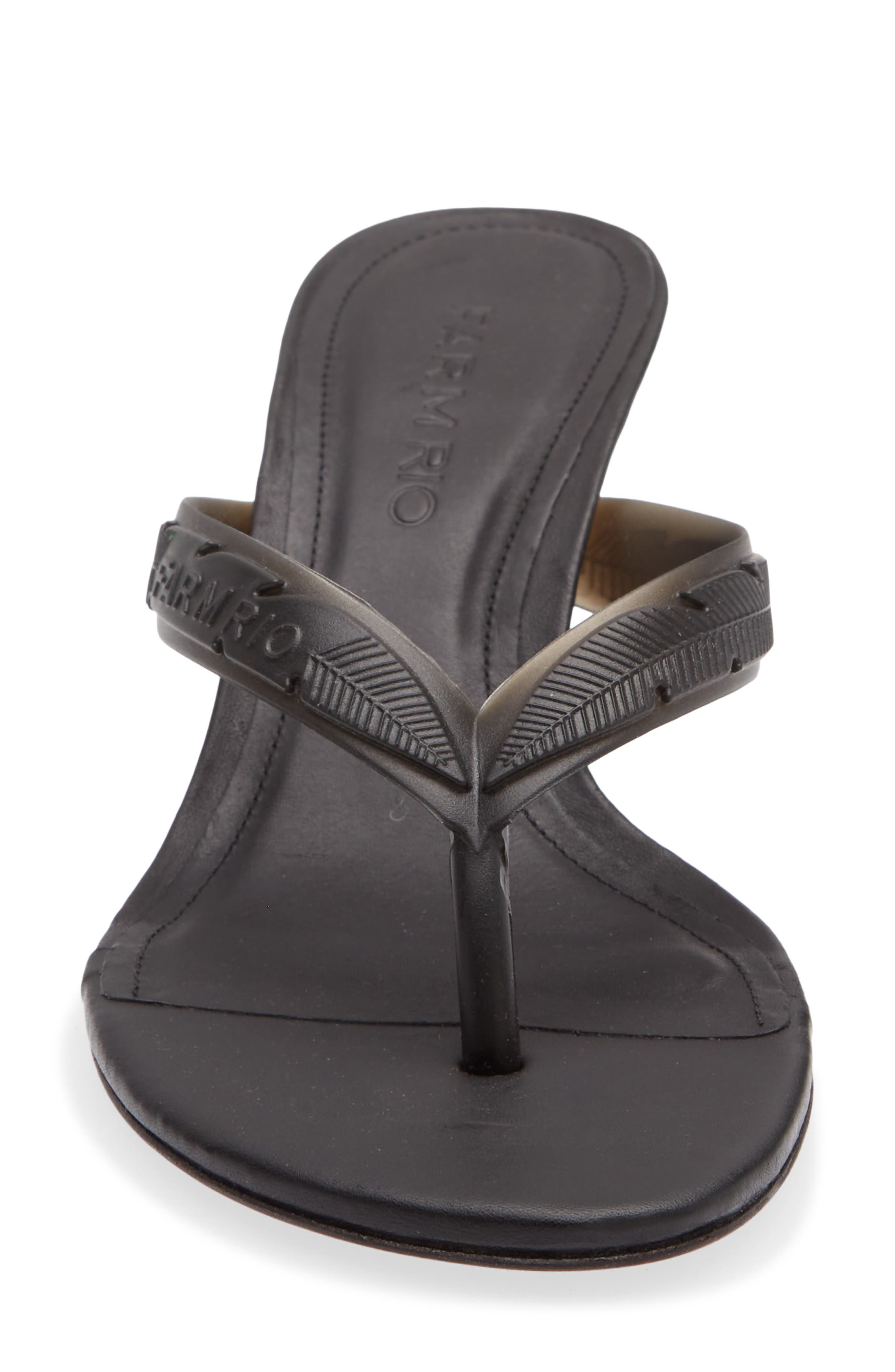 FARM Rio Rob Thong Slide Sandal, Alternate, color, Black