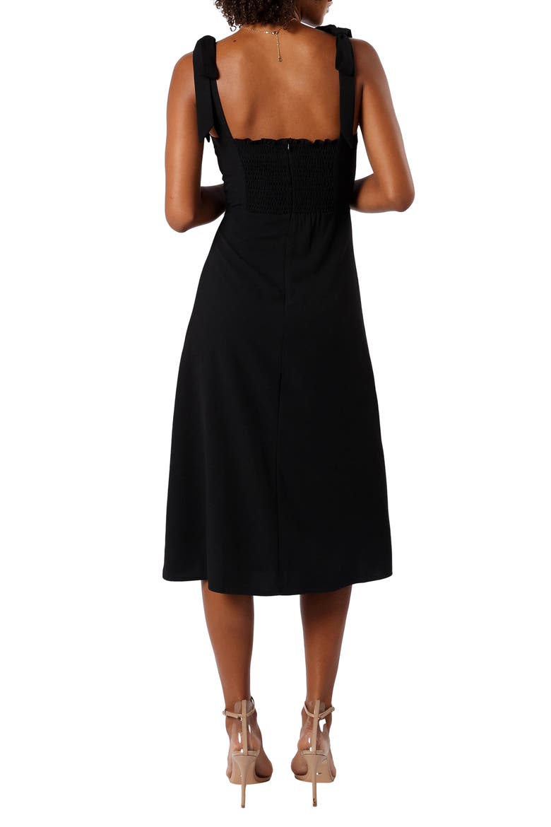 Laurel A-Line Dress, Alternate, color, BLACK