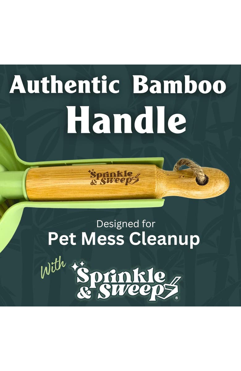 Sprinkle & Sweep Pet Mess and Odor Cleanup Bundle, 15oz Bag, Broom, 24oz Spray, Alternate, color, Multicolored