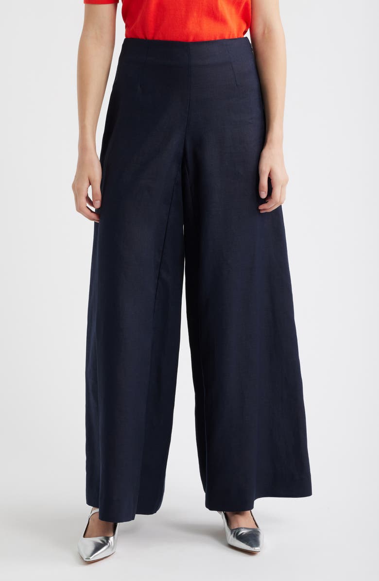 COS Wide Leg Linen Pants, Main, color, 