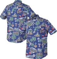 Reyn Spooner Men's Reyn Spooner Royal Texas Rangers Scenic Tri-Blend Performance Button-Up Top