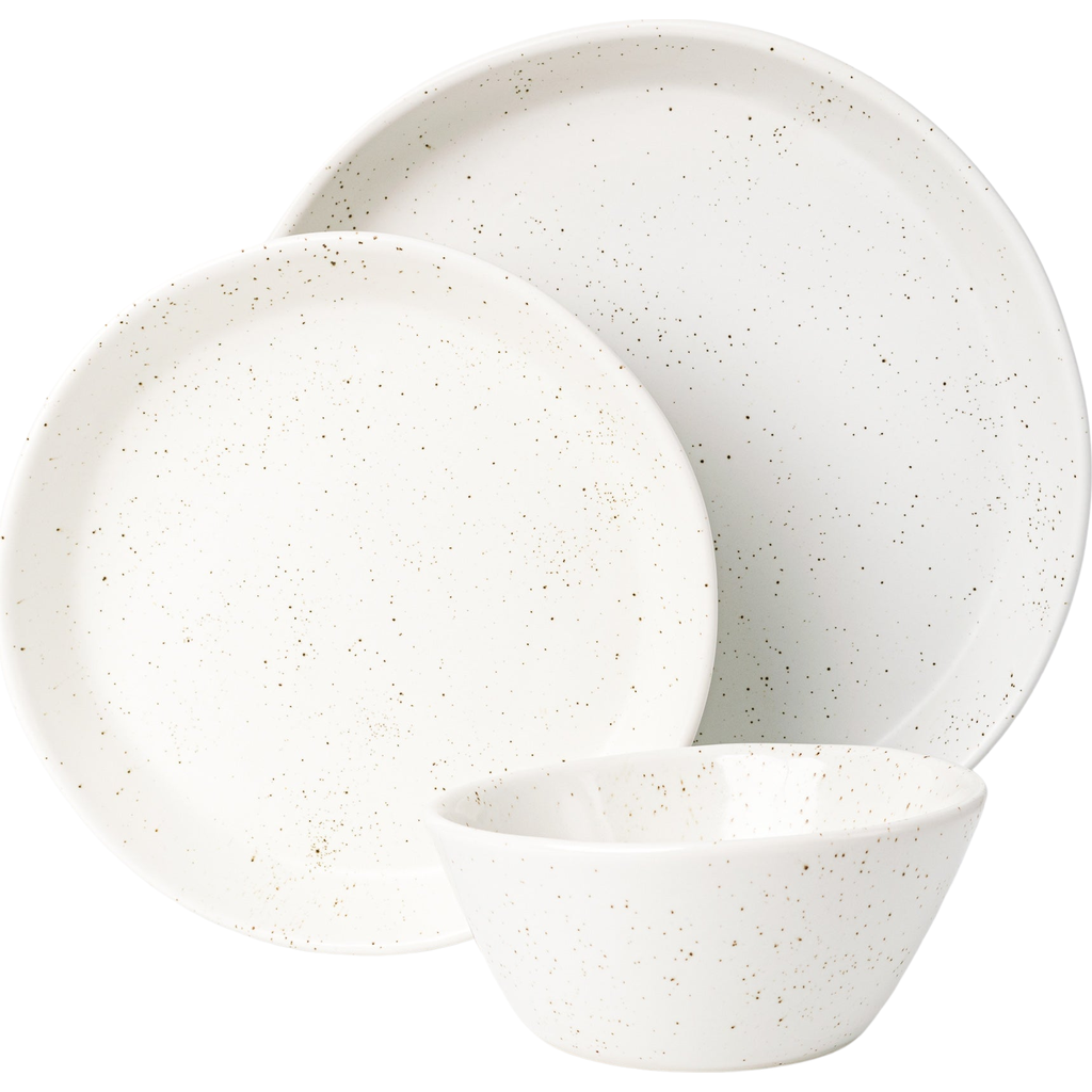 Haand Skali Coupe Dinnerware Set In Brown