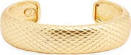 Karine Sultan Snakeskin Textured Cuff Bracelet