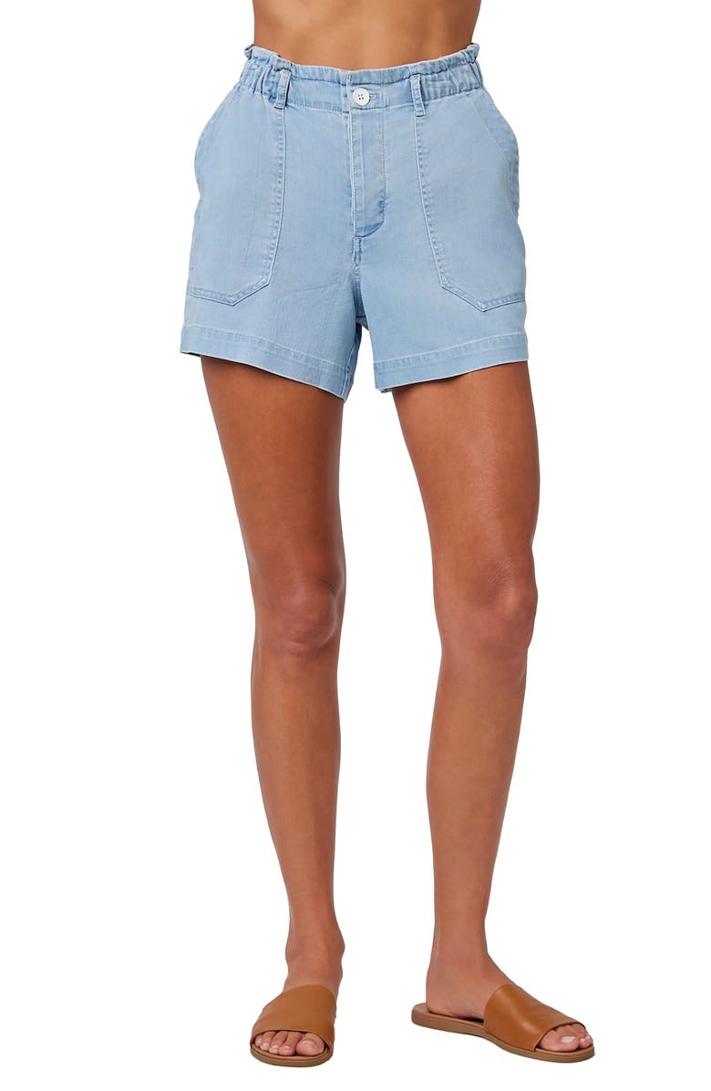 Bella Dahl Callie Frill Waist Shorts, Main, color, 